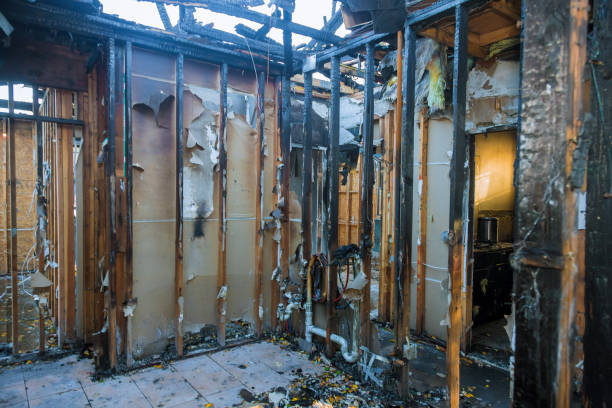Professional Fire Damage Removal technician working in Lugoff, SC